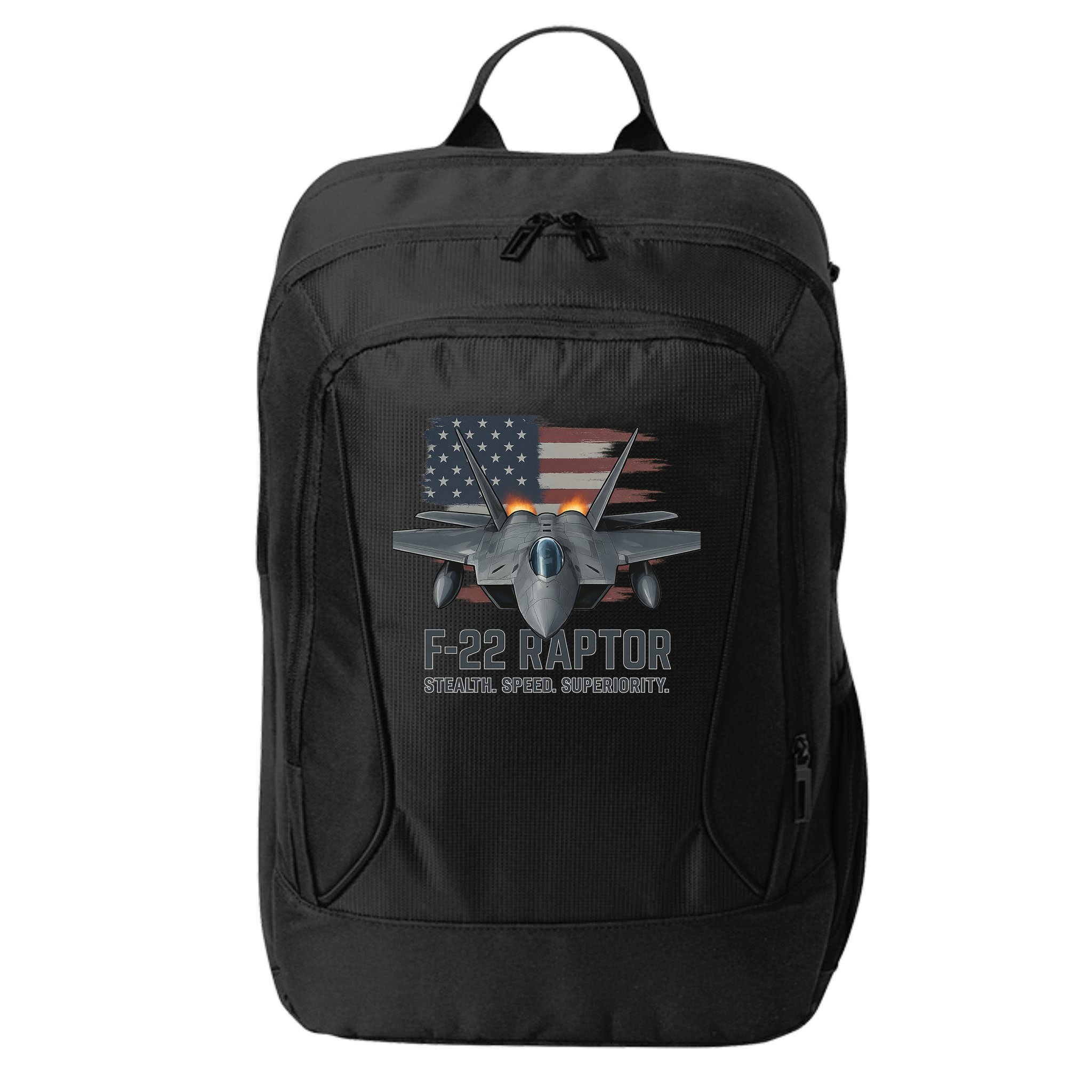 F-22 Raptor Stealth Speed Superiority City Backpack