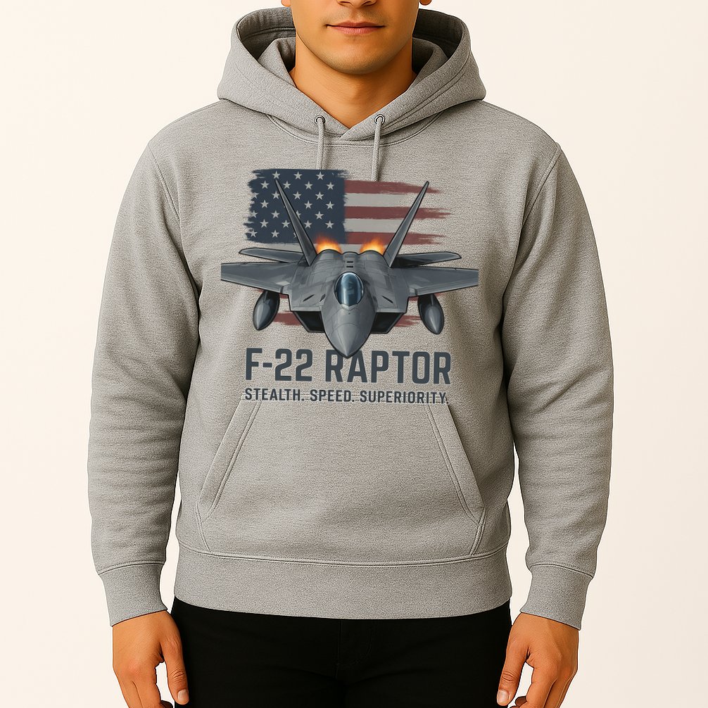 F-22 Raptor Stealth Speed Superiority Hoodie