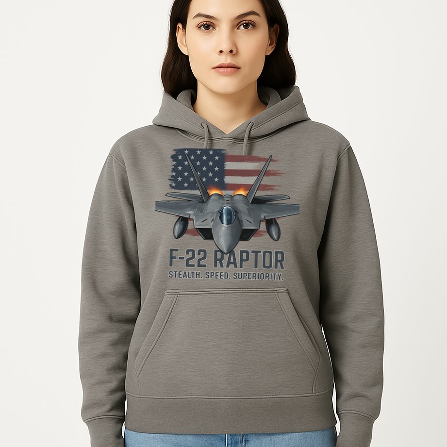 F-22 Raptor Stealth Speed Superiority Hoodie