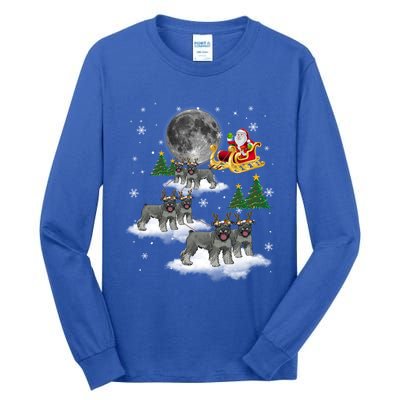 Funny Reindeer Shih Tzu Xmas Santa Christmas Dog Lover Funny Gift Tall Long Sleeve T-Shirt