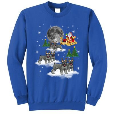 Funny Reindeer Shih Tzu Xmas Santa Christmas Dog Lover Funny Gift Tall Sweatshirt