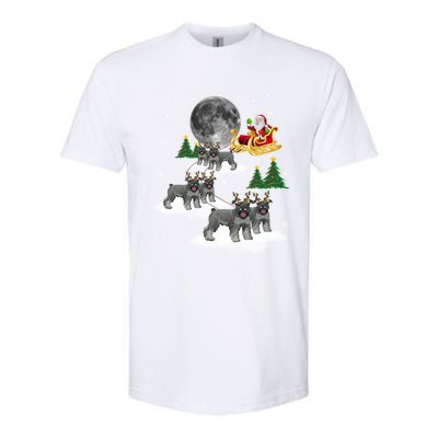 Funny Reindeer Shih Tzu Xmas Santa Christmas Dog Lover Funny Gift Softstyle® CVC T-Shirt