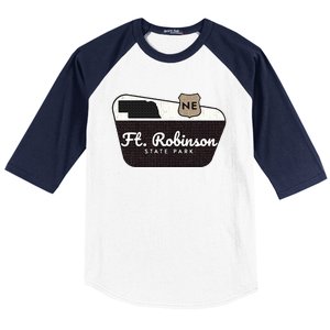 Fort Robinson State Park Nebraska Ne Welcome Sign Vacation Baseball Sleeve Shirt