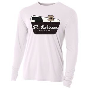 Fort Robinson State Park Nebraska Ne Welcome Sign Vacation Cooling Performance Long Sleeve Crew