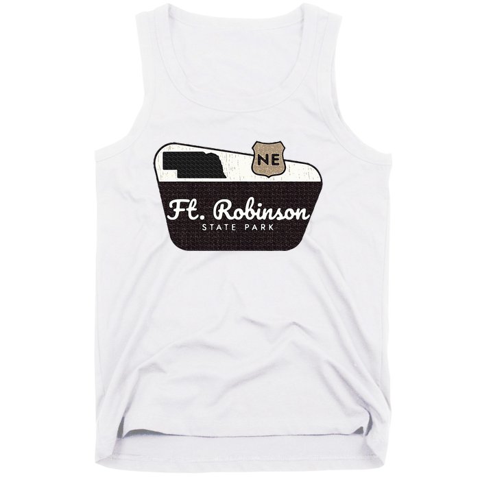 Fort Robinson State Park Nebraska Ne Welcome Sign Vacation Tank Top