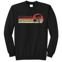 Florida Retro Style Fl Usa Tall Sweatshirt