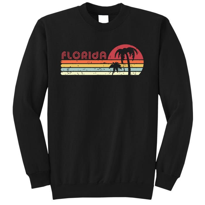 Florida Retro Style Fl Usa Tall Sweatshirt