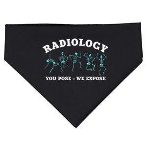 Funny Radiology Skeletons Gift Xray Technician USA-Made Doggie Bandana