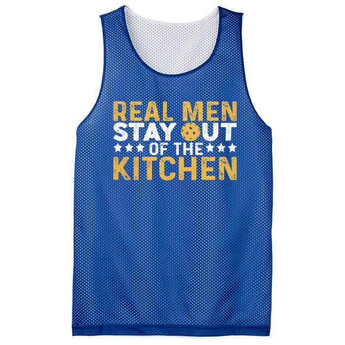 Funny Real Stay Out Of The Kitchen Pickleball Vintage Great Gift Mesh Reversible Basketball Jersey Tank