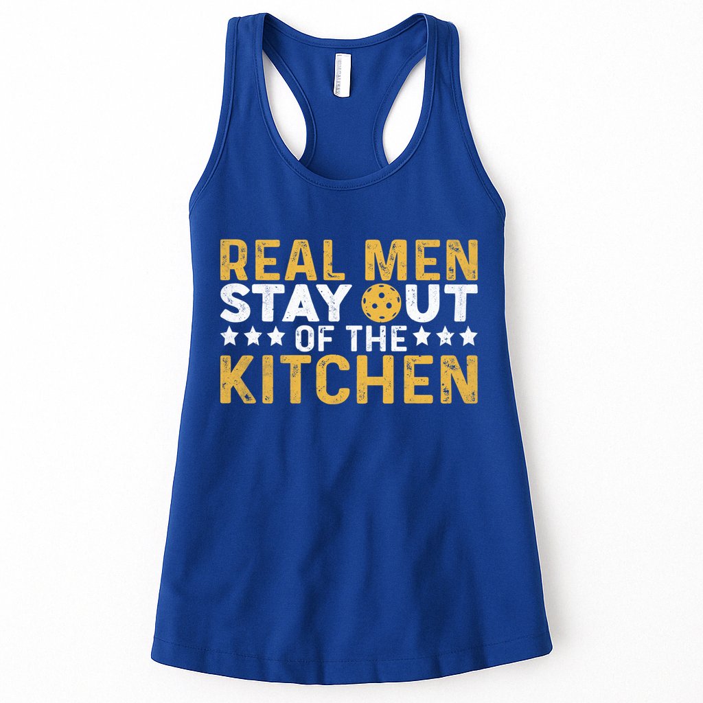Funny Real Stay Out Of The Kitchen Pickleball Vintage Great Gift Womens Tank Top