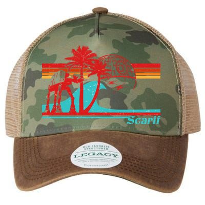 Funny Retro Scarif Summer Legacy Tie Dye Trucker Hat