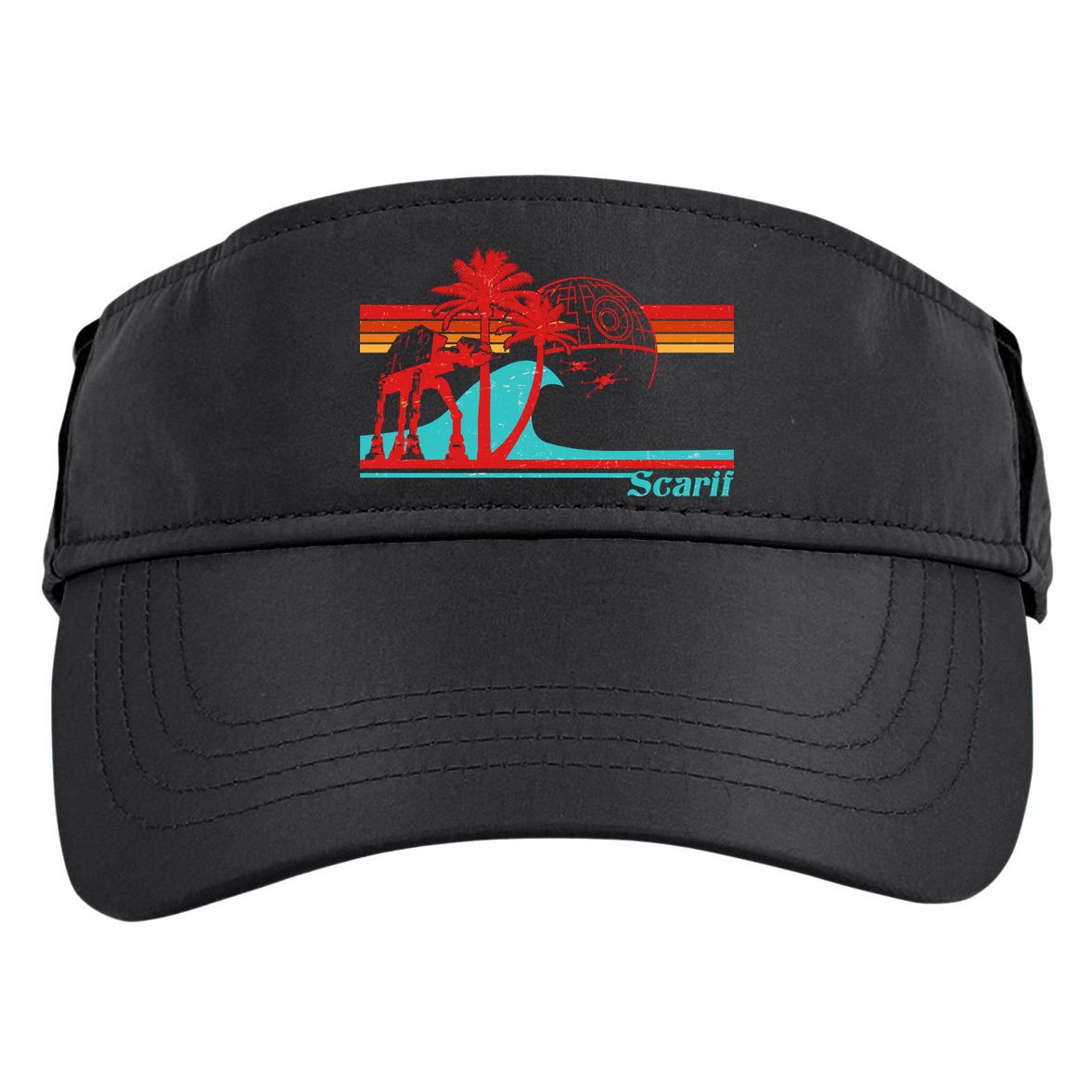 Funny Retro Scarif Summer Adult Drive Performance Visor