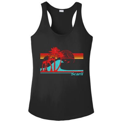 Funny Retro Scarif Summer Ladies PosiCharge Competitor Racerback Tank