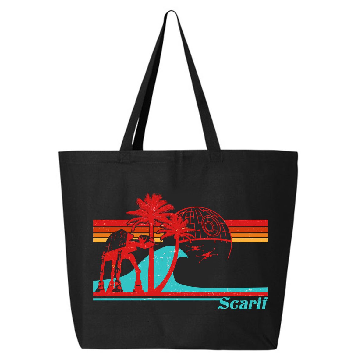 Funny Retro Scarif Summer 25L Jumbo Tote