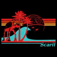 Funny Retro Scarif Summer Kids T-Shirt