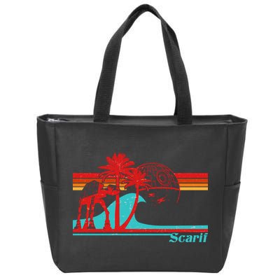 Funny Retro Scarif Summer Zip Tote Bag