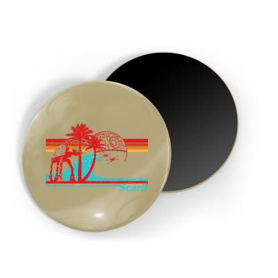 Funny Retro Scarif Summer Magnet