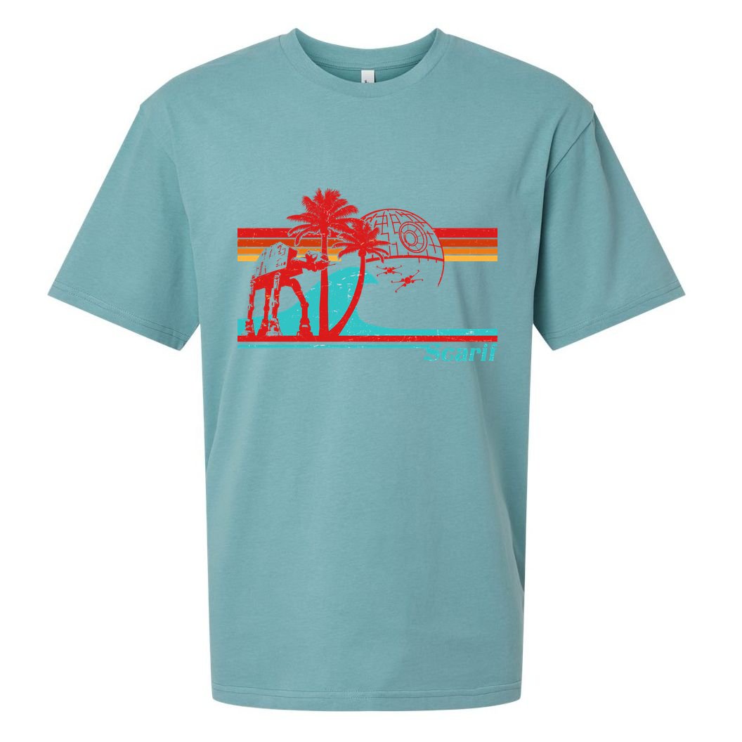 Funny Retro Scarif Summer Sueded Cloud Jersey T-Shirt