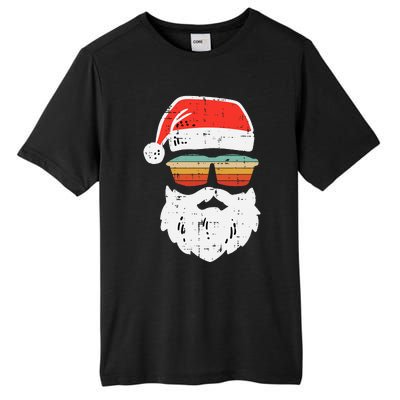 Festive Retro Sunglasses for Christmas Celebrations Tall Fusion ChromaSoft Performance T-Shirt