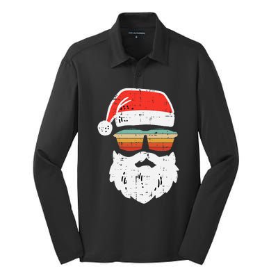 Festive Retro Sunglasses for Christmas Celebrations Silk Touch Performance Long Sleeve Polo