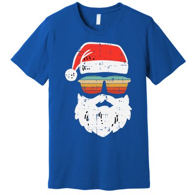 Festive Retro Sunglasses for Christmas Celebrations Premium T-Shirt