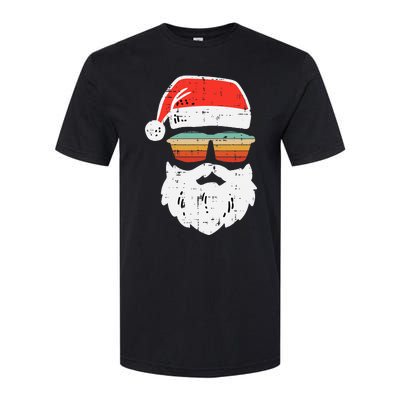 Festive Retro Sunglasses for Christmas Celebrations Softstyle CVC T-Shirt