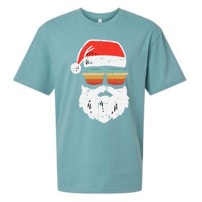 Festive Retro Sunglasses for Christmas Celebrations Sueded Cloud Jersey T-Shirt