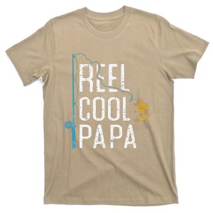 Fishing Retro Style Papa Father’s Day Gift Fisherman Papa T-Shirt