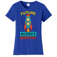 Future Rocket Scientist Spaceship Planets Space Gift Women's T-Shirt