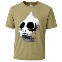 Funny Retro Sleestak Reptilian Skull Graphic Cooling Performance Crew T-Shirt