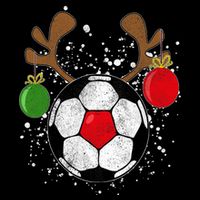 Funny Reindeer Soccer Christmas Rednose Pajama 16 in Basic Backpack