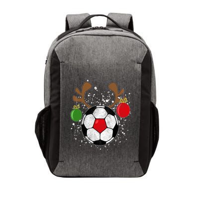 Funny Reindeer Soccer Christmas Rednose Pajama Vector Backpack