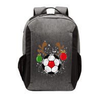 Funny Reindeer Soccer Christmas Rednose Pajama Vector Backpack