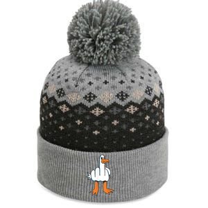 Funny Rude Seagull The Baniff Cuffed Pom Beanie