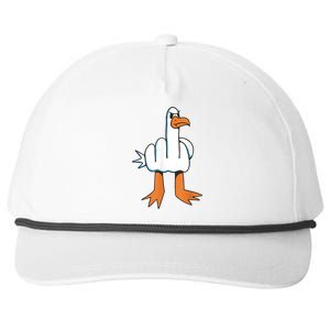 Funny Rude Seagull Snapback Five-Panel Rope Hat