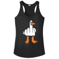 Funny Rude Seagull Ladies PosiCharge Competitor Racerback Tank