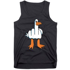 Funny Rude Seagull Tank Top