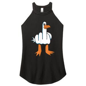 Funny Rude Seagull Women's Perfect Tri Rocker Tank