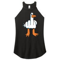 Funny Rude Seagull Women's Perfect Tri Rocker Tank