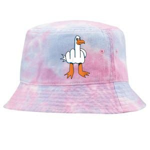 Funny Rude Seagull Tie-Dyed Bucket Hat