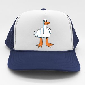 Funny Rude Seagull Trucker Hat