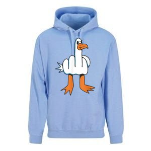 Funny Rude Seagull Unisex Surf Hoodie