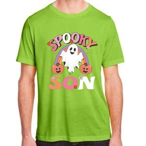 Family Retro Spooky Son Groovy Retro Halloween Ghost Pumpkin Costume Gift Adult ChromaSoft Performance T-Shirt