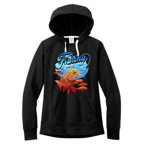 Fishing Red Snapper Women's Fleece Hoodie