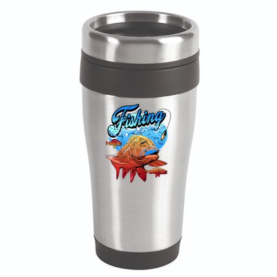 Fishing Red Snapper 16oz Travel Tumbler