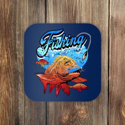 Fishing Red Snapper Coaster