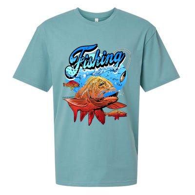 Fishing Red Snapper Sueded Cloud Jersey T-Shirt