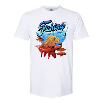 Fishing Red Snapper Softstyle® CVC T-Shirt