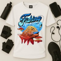 Fishing Red Snapper Cooling Performance Crew T-Shirt