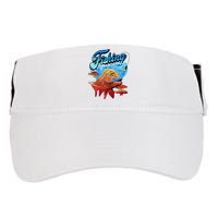 Fishing Red Snapper Adult Drive Performance Visor